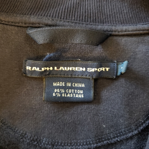 Ralph Lauren Sport Cropped Navy & White Zip Up Jacket - Picture 7 of 7